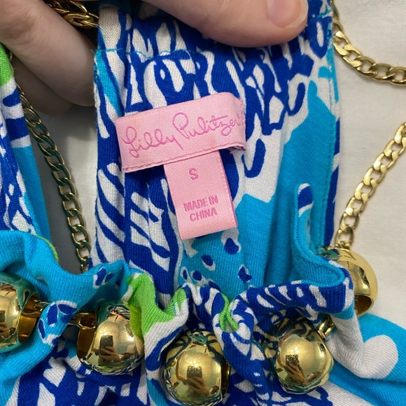Lilly Pulitzer Blue Conch Shell Maxi Dress - Picture 5 of 8